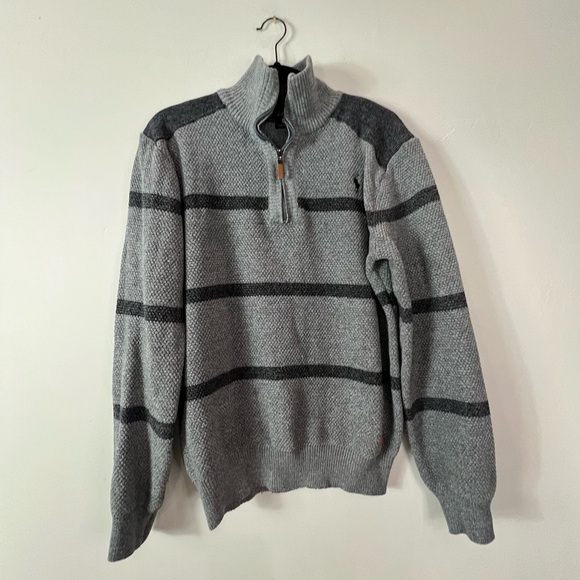 Polo by Ralph Lauren Sip Up Striped Sweater Size Medium (T) - Picture 1 of 3